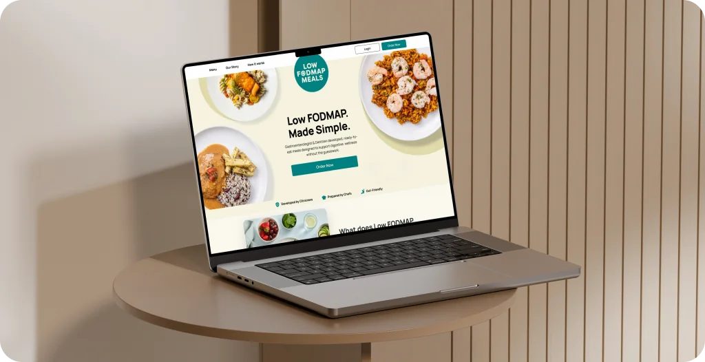 Low FODMAP Meals, screen 1